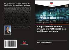 Capa do livro de La qualimétrie comme mesure de l'efficacité des politiques sociales 