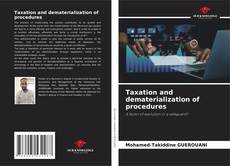 Portada del libro de Taxation and dematerialization of procedures