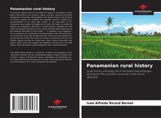 Panamanian rural history kitap kapağı