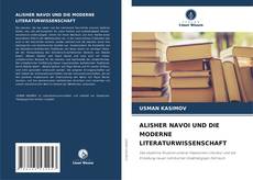 Bookcover of ALISHER NAVOI UND DIE MODERNE LITERATURWISSENSCHAFT