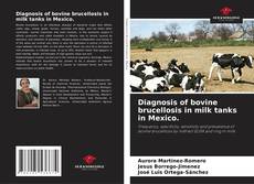 Capa do livro de Diagnosis of bovine brucellosis in milk tanks in Mexico. 