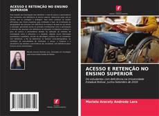 ACESSO E RETENÇÃO NO ENSINO SUPERIOR kitap kapağı