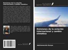 Capa do livro de Emisiones de la aviación internacional y cambio climático 