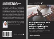 Capa do livro de Principales causas de la disminución de la población del gorrión común en Karachi 
