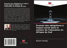 Copertina di Examen des obligations à impact social dans le secteur de l'éducation en Afrique du Sud