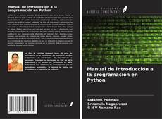 Обложка Manual de introducción a la programación en Python