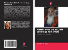 Buchcover von Marcel Bolle De Bal, um sociólogo humanista