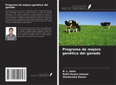 Buchcover von Programa de mejora genética del ganado