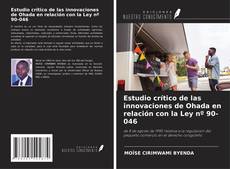 Bookcover of Estudio crítico de las innovaciones de Ohada en relación con la Ley nº 90-046