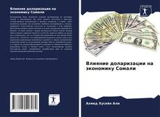 Capa do livro de Влияние доларизации на экономику Сомали 