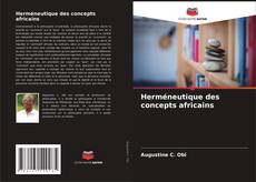 Capa do livro de Herméneutique des concepts africains 