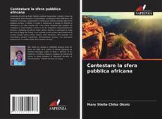 Buchcover von Contestare la sfera pubblica africana