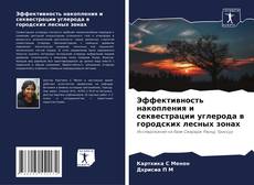 Buchcover von Эффективность накопления и секвестрации углерода в городских лесных зонах