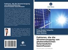 Bookcover of Faktoren, die die Stromerzeugung von photovoltaischen Solarmodulen beeinflussen