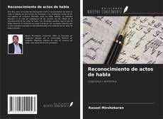 Buchcover von Reconocimiento de actos de habla