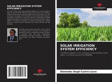 Bookcover of SOLAR IRRIGATION SYSTEM EFFICIENCY