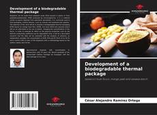 Copertina di Development of a biodegradable thermal package