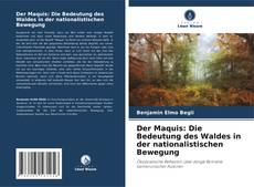 Copertina di Der Maquis: Die Bedeutung des Waldes in der nationalistischen Bewegung