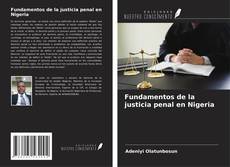 Buchcover von Fundamentos de la justicia penal en Nigeria
