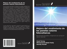 Buchcover von Mejora del rendimiento de los paneles solares fotovoltaicos