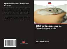 Portada del libro de Effet antidépresseur de Spirulina platensis