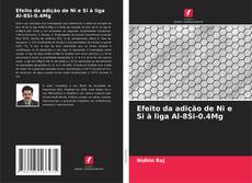 Buchcover von Efeito da adição de Ni e Si à liga Al-8Si-0.4Mg