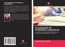 Copertina di Investigação de Problemas Linguísticos