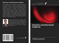 Derecho constitucional moderno kitap kapağı