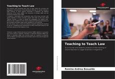 Copertina di Teaching to Teach Law