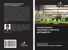 Bookcover of Trasferimento tecnologico dell'orto galleggiante