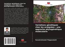 Buchcover von Variations génétiques chez les araignées : une approche phylogénétique moléculaire