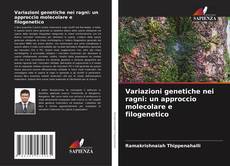 Capa do livro de Variazioni genetiche nei ragni: un approccio molecolare e filogenetico 
