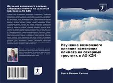 Изучение возможного влияния изменения климата на сахарный тростник в АО KZN kitap kapağı