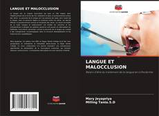 Buchcover von LANGUE ET MALOCCLUSION