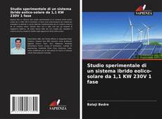 Bookcover of Studio sperimentale di un sistema ibrido eolico-solare da 1,1 KW 230V 1 fase
