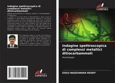 Copertina di Indagine spettroscopica di complessi metallici ditiocarbammati