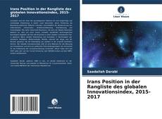 Capa do livro de Irans Position in der Rangliste des globalen Innovationsindex, 2015-2017 
