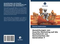 Bookcover of Auswirkungen von Guerilla Marketing auf die Kaufabsicht von Konsumenten der Generation Y
