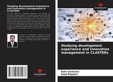 Copertina di Studying development experience and innovation management in CLASTERs