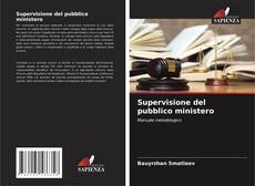 Supervisione del pubblico ministero kitap kapağı