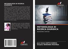 Buchcover von METODOLOGIA DI RICERCA GIURIDICA