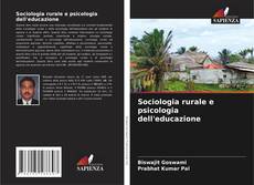 Copertina di Sociologia rurale e psicologia dell'educazione