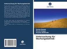 Capa do livro de Untersuchung für Wartungsbetrieb 