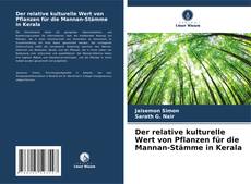 Buchcover von Der relative kulturelle Wert von Pflanzen für die Mannan-Stämme in Kerala