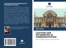 Buchcover von LEISTUNG DER MITARBEITER IN FINANZINSTITUTEN: