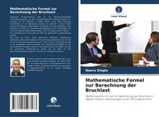 Capa do livro de Mathematische Formel zur Berechnung der Bruchlast 