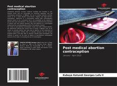 Capa do livro de Post medical abortion contraception 