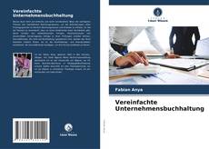 Capa do livro de Vereinfachte Unternehmensbuchhaltung 