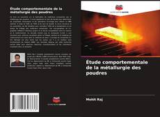 Buchcover von Étude comportementale de la métallurgie des poudres