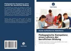 Buchcover von Pädagogische Kompetenz eines Lehrers der beruflichen Bildung